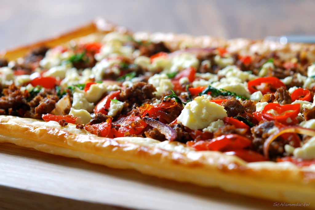 Orientalische Hackfleisch-Tarte