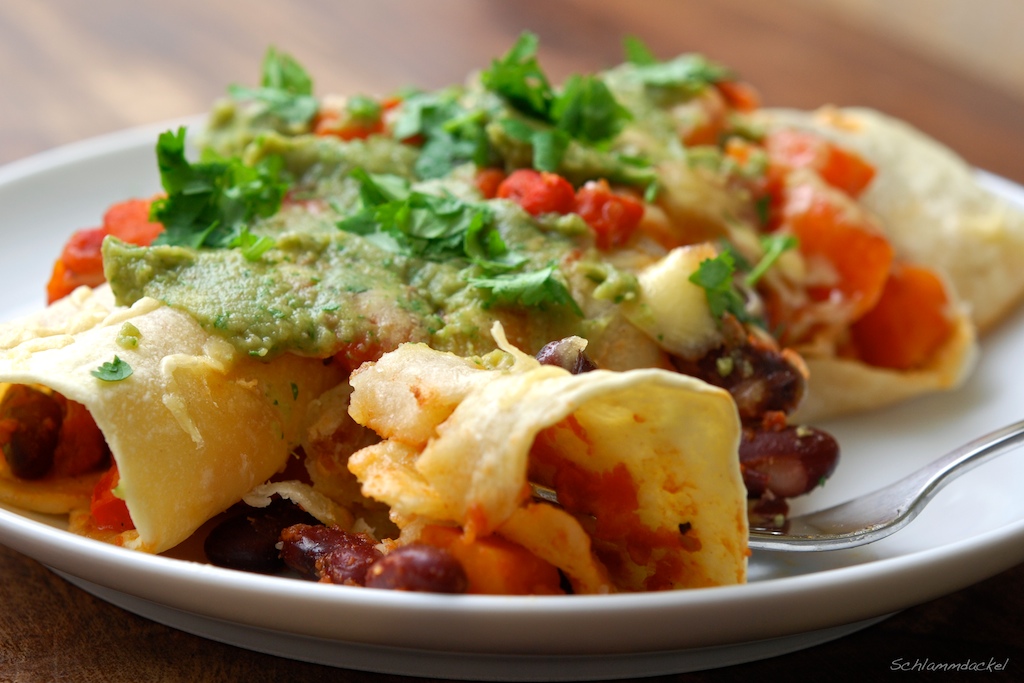 Leckerer Enchiladamatschhaufen