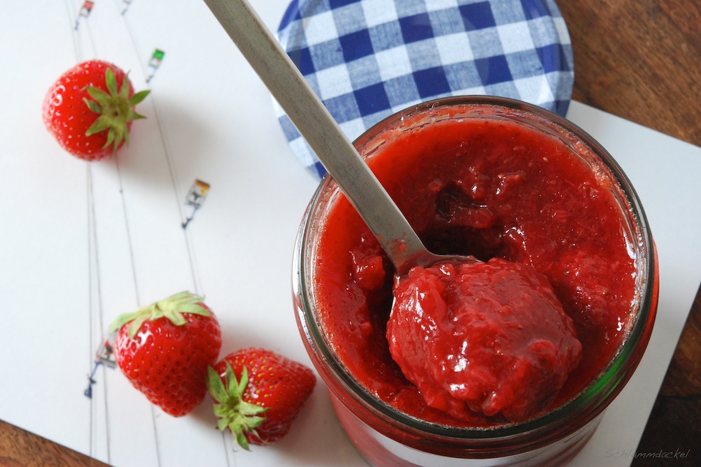 Erdbeer-Balsamico-Marmelade – Schlammdackel